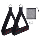 2x Exercise Handles Working Out Handles for Pulley System Home Gym Pull Down Fitness Equipment Resistance Bands Handles Only