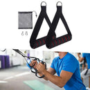 2x Exercise Handles Working Out Handles for Pulley System Home Gym Pull Down Fitness Equipment Resistance Bands Handles Only