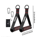 2x Exercise Handles Working Out Handles for Pulley System Home Gym Pull Down Fitness Equipment Resistance Bands Handles Only